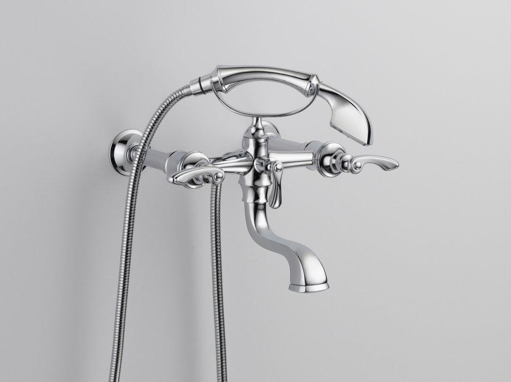Brizo Chrome 2 gpm Wall Mount Tub Filler Union 