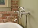 Brizo Polished Nickel 2 gpm Wall Mount Tub Filler Union 