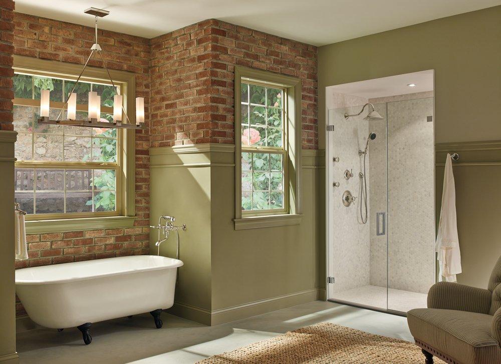 Brizo Polished Nickel 2 gpm Wall Mount Tub Filler Union 