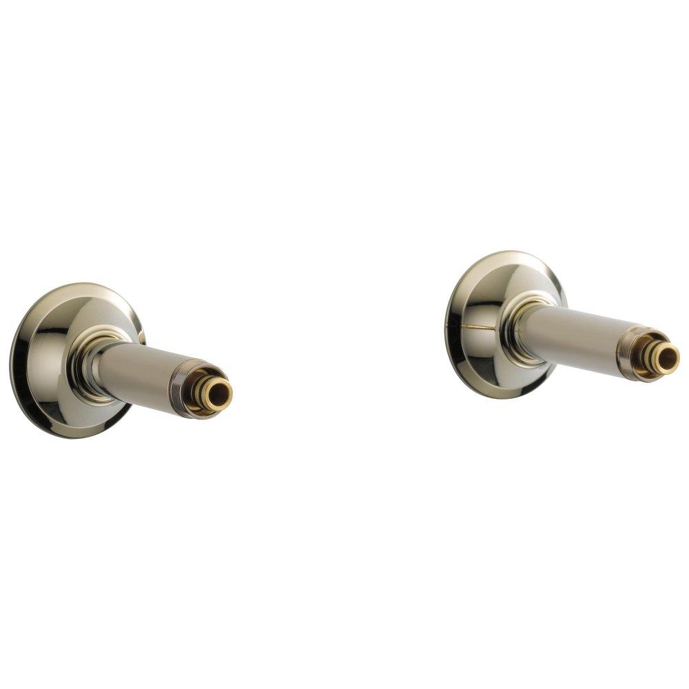 Brizo Polished Nickel 2 gpm Wall Mount Tub Filler Union 