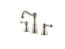 3-Hole Widespread Bath Faucet with Double Lever Handle and 5-5/8 in. Spout Reach in Polished Nickel