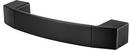 Pfister Black Rectangular Mini Towel Bar Towel Ring 
