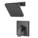 2 gpm Single Lever Handle Shower Trim Kit in Black