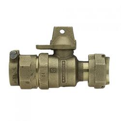 5/8 x 3/4 x 1 in. Meter Nut x CTS Pack Joint Ball Valve