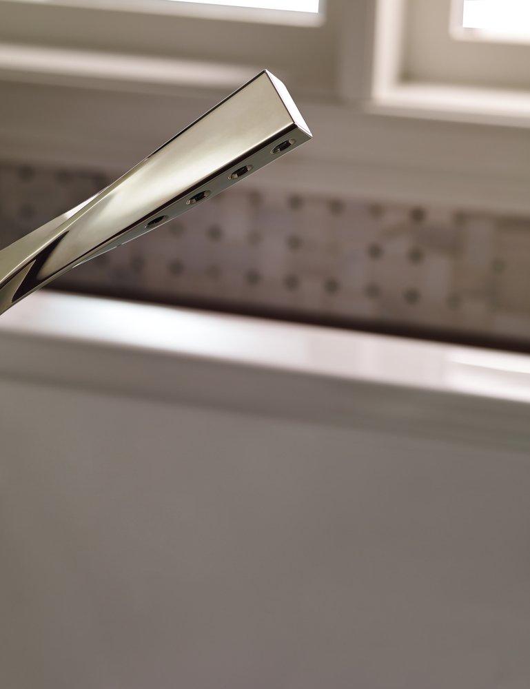 Brizo Polished Nickel Single Lever Handle Floor Mount Filler Trim Only 