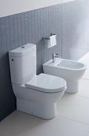 Duravit White 1.6 gpf Elongated Toilet 