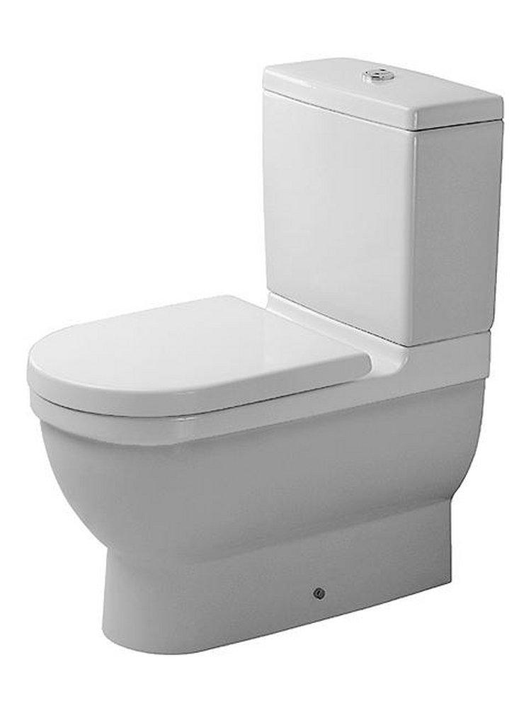 Duravit White 1.6 gpf Elongated Toilet Bowl 