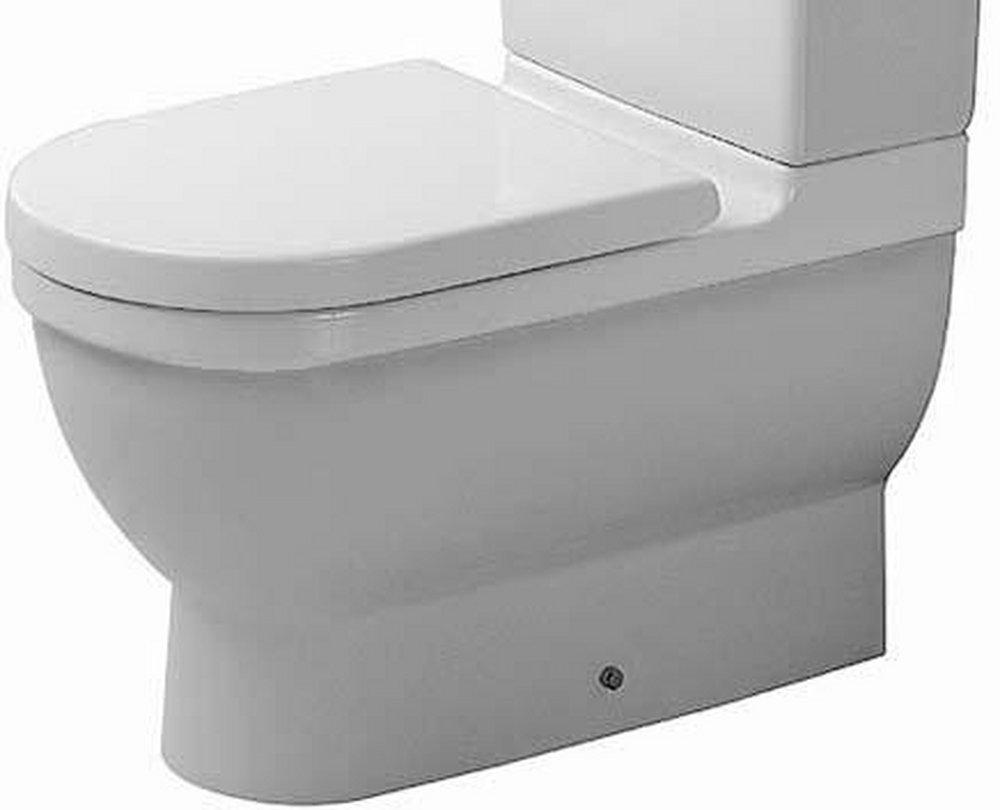 Duravit White 1.6 gpf Elongated Toilet Bowl 