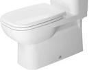 Elongated Toilet Bowl in White Alpin