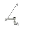 Zurn Polished Chrome Two Lever Handle Wall Mount Service Faucet 