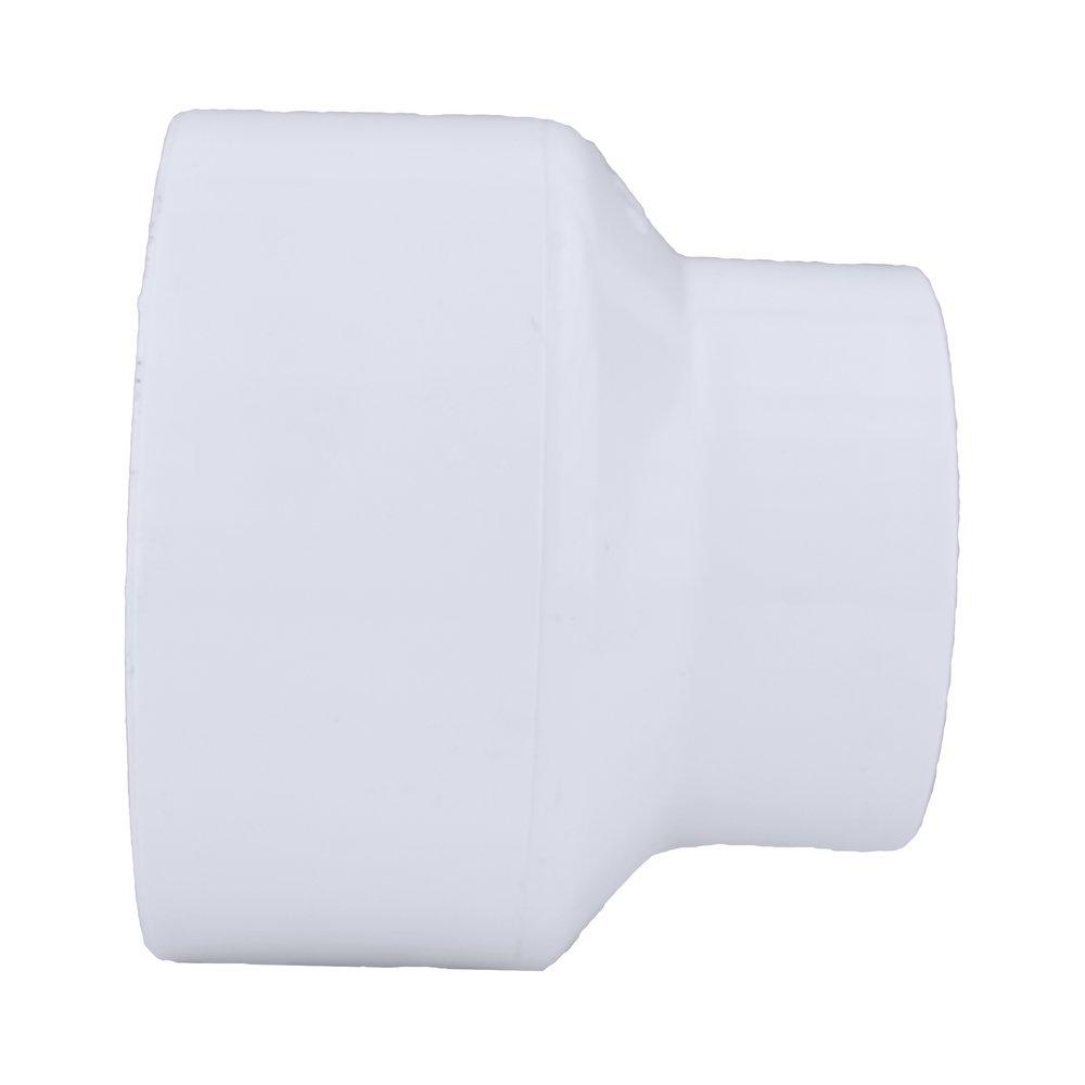 White PVC DWV Coupling 