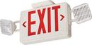 Battery Back Up, High Output LED Exit/Emergency Combo Light Red Letters