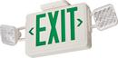 Battery Back Up LED Exit/Emergency Combo Light Green Letters