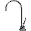 1-Hole Hot Water Dispenser with Single Lever Handle and 6-1/4 in. Spout Height in Satin Nickel