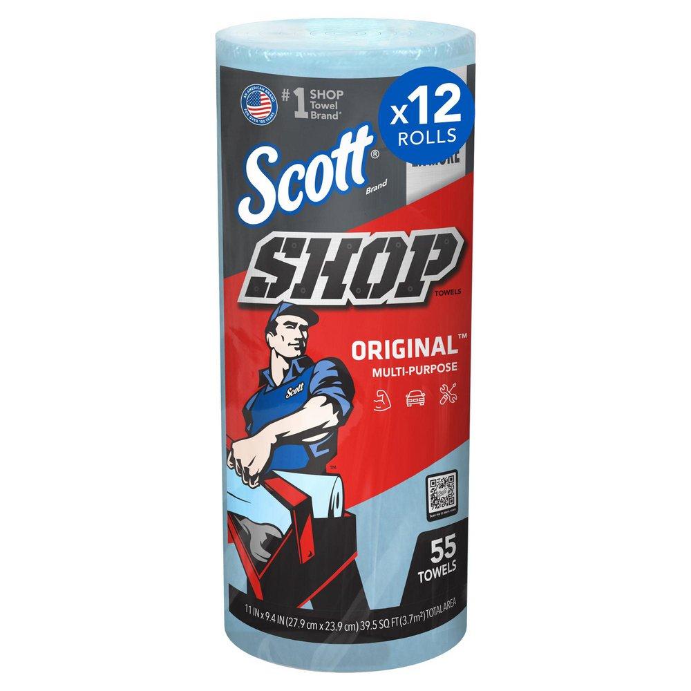 Scott&reg; Blue 11 x 10-2/5 in. Shop Towel 