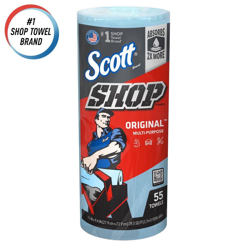 Scott&reg; Blue 11 x 10-2/5 in. Shop Towel 