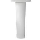 DXV Canvas White 30-3/10 in. Fireclay Pedestal 