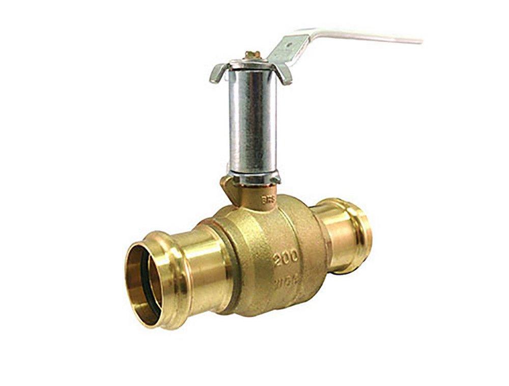 Milwaukee Valve Forged Brass Full Port Press 200# Ball Valve 
