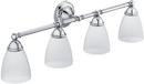 Moen Chrome 100W 4-Light Bathroom Sconce 