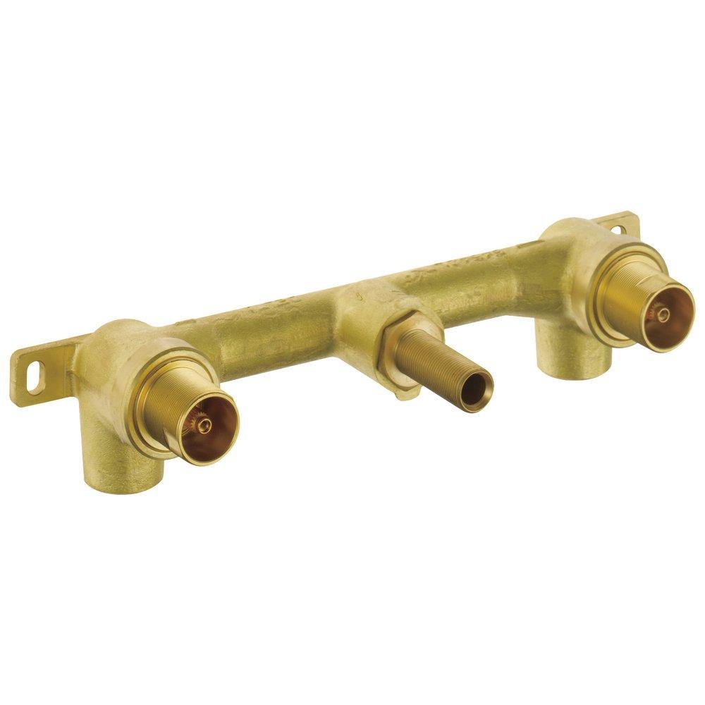 Delta Faucet NPT Wall Mount Two Handle Lavatory Faucet Valve 