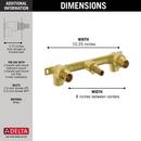 Delta Faucet NPT Wall Mount Two Handle Lavatory Faucet Valve 