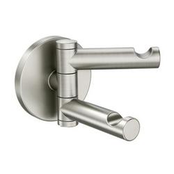 2 Robe Hook in Brushed Nickel