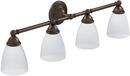 Moen Oil Rubbed Bronze 100W 4-Light Bathroom Sconce 