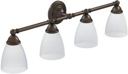 100W 4-Light Medium Base Bracket in Oil Rubbed Bronze