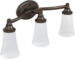 100W 3-Light Medium Base Bracket in Oil Rubbed Bronze