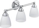 Moen Polished Chrome 100W 3-Light Medium Bracket Fixture 