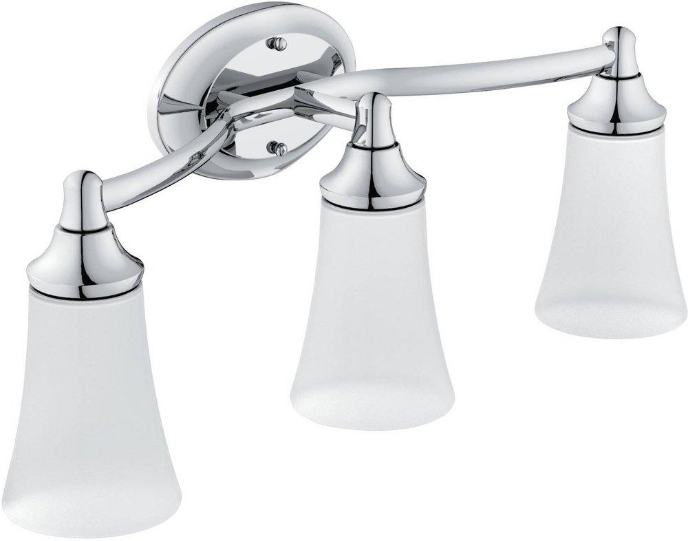 Moen Polished Chrome 100W 3-Light Medium Base Bracket 