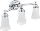 Moen Polished Chrome 100W 3-Light Medium Base Bracket 