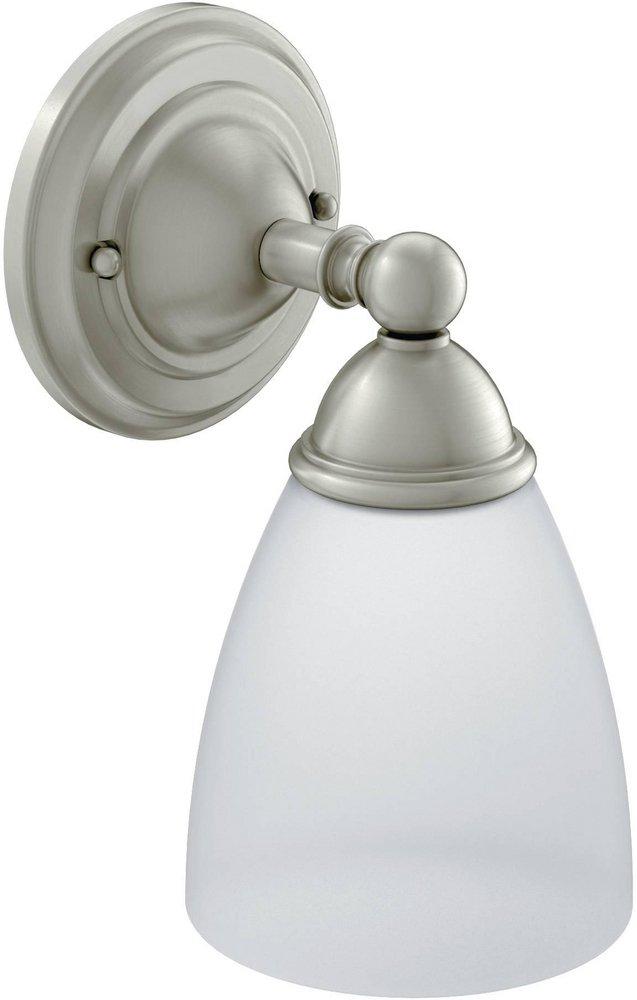Moen Brushed Nickel 100W 1-Light Medium Base Globe Light 