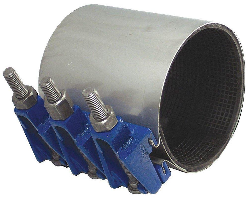 Smith Blair Inc 8 in. Stainless Steel Repair Clamp 7.95 - 8.35 in. OD 