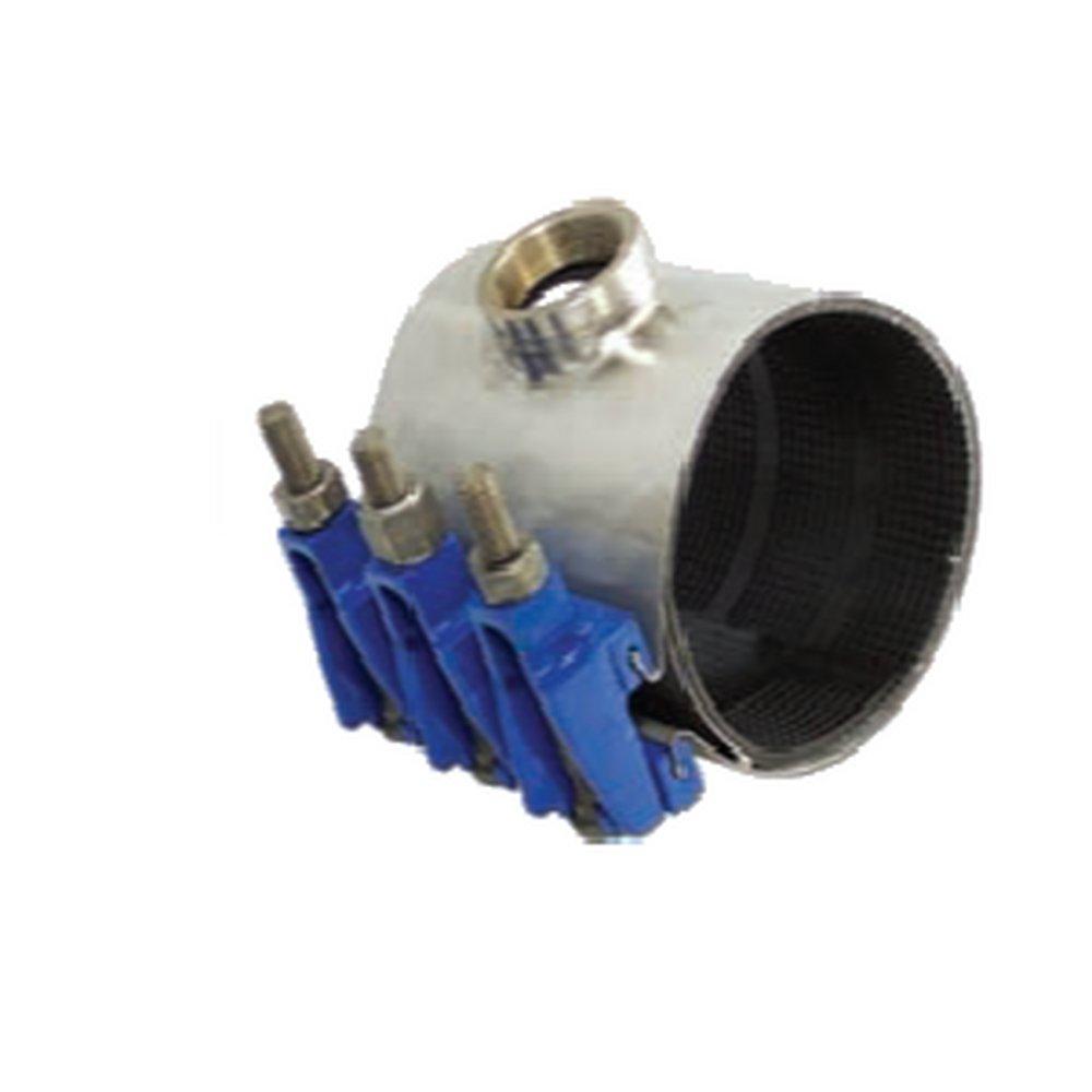 Smith Blair Inc 10 in. Stainless Steel NPT Repair Clamp 11.04 - 11.44 in. OD 