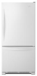 Whirlpool White 29-5/8 in. 19 cu. ft. Bottom Mount Freezer and Full Refrigerator 
