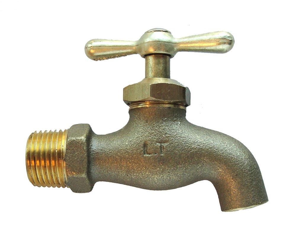 Harvard Brass MIP x Spout Hose Bibb 