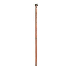 3/8 x 12 in. Single Piece Lavatory Riser Rough Brass