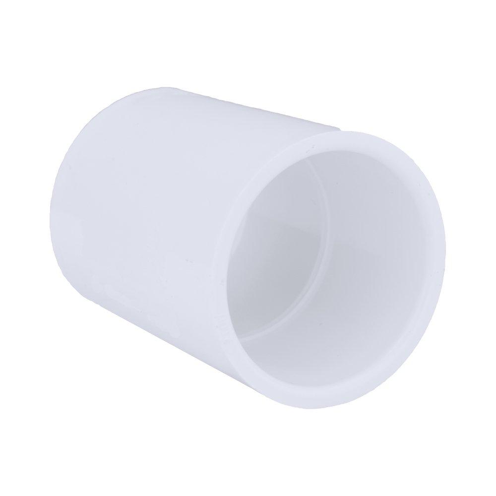 White PVC Schedule 40 Coupling 
