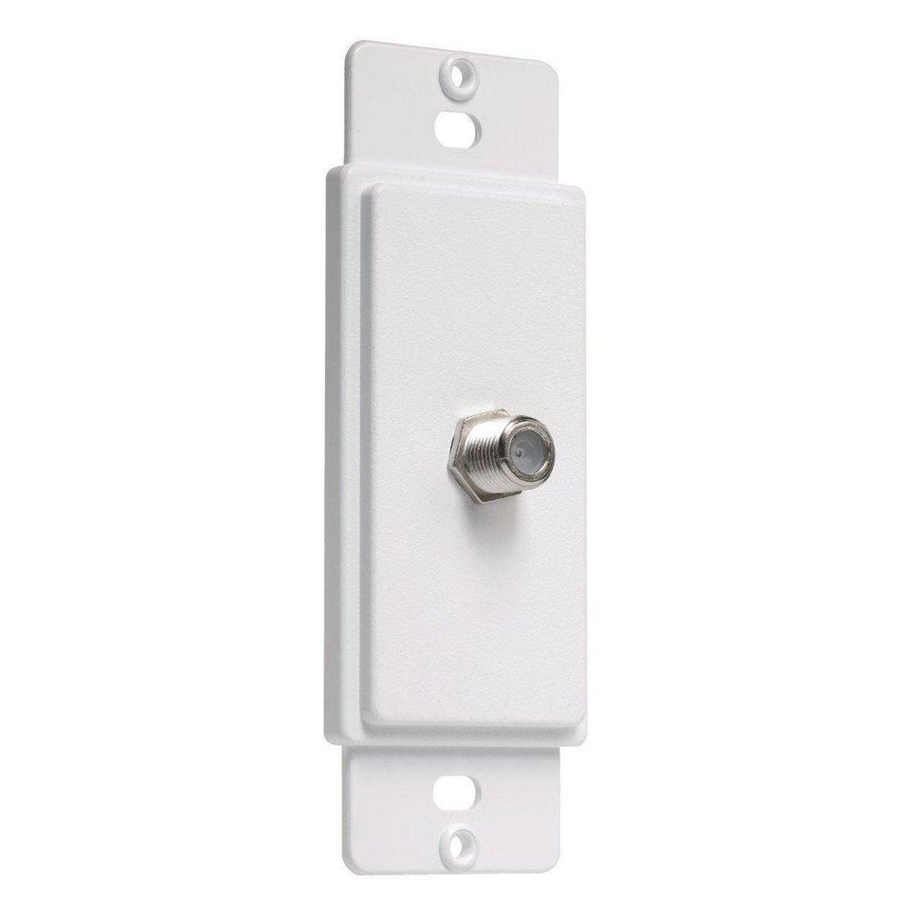 TayMac White Cable TV Adapter Plate 