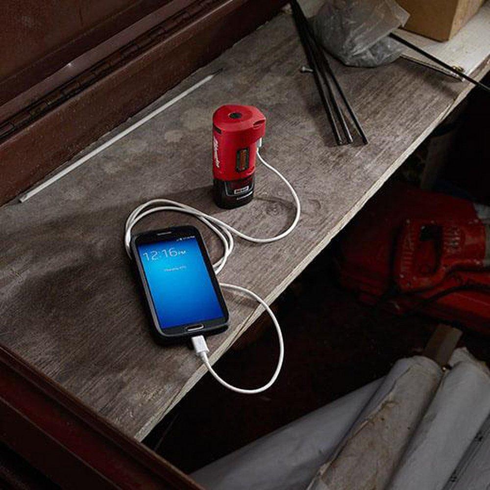 Milwaukee&reg; Red Power Source Used with Battery 