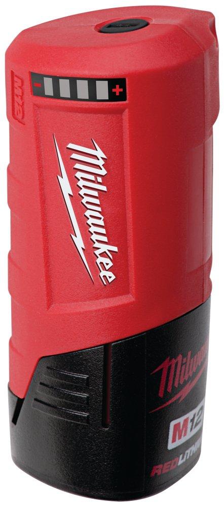 Milwaukee&reg; Red Power Source Used with Battery 