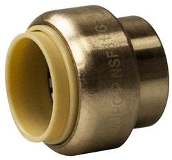 3/4 in. PVC Test Cap in Copper