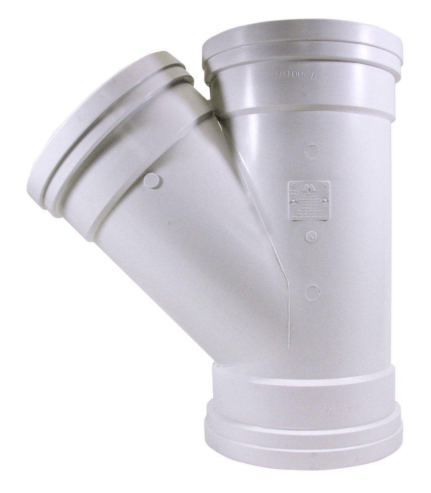 TRENCH TOUGH PLUS Gasket PVC SDR 35 Sewer Wye 