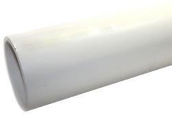 6 in. x 10 ft. Plain End Schedule 40 Plastic Drainage Pipe