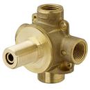 DXV Rough Brass 1.5 gpm 3-Way In-Wall Diverter Rough-In Valve in Rough Brass 