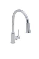 PROFLO&reg; Polished Chrome Single Handle Pull Down Kitchen Faucet with Three-Function Spray 
