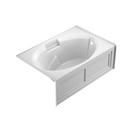60 x 36 in. Acrylic Rectangle Skirted Air Bathtub with Right Drain and J2 Basic Control in White