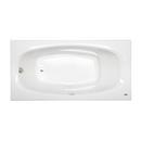 72 x 36 in. Acrylic Rectangle Drop-In Tub with Right Drain in White