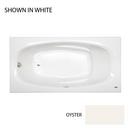 72 x 36 in. 8-Jet Acrylic Oval in Rectangle Drop-In or Skirted Air Bathtub with Right Drain and J2 Basic Control in Oyster